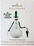 2011 a snowy day nightmare before christmas hallmark ornament