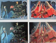 skybox nightmare before christmas 1993 spectra card 1 and 2